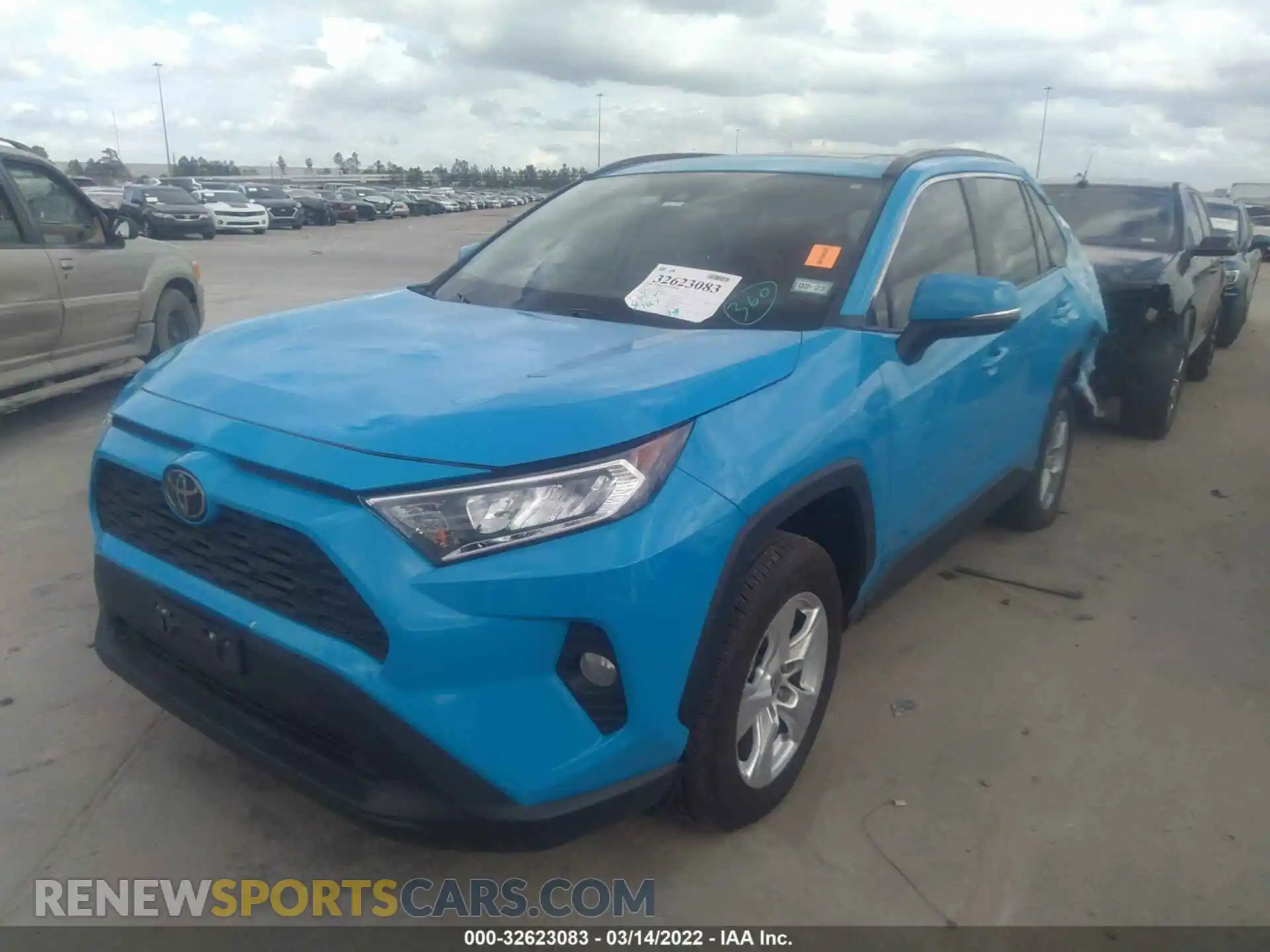 2 Photograph of a damaged car JTMW1RFV8MD071475 TOYOTA RAV4 2021