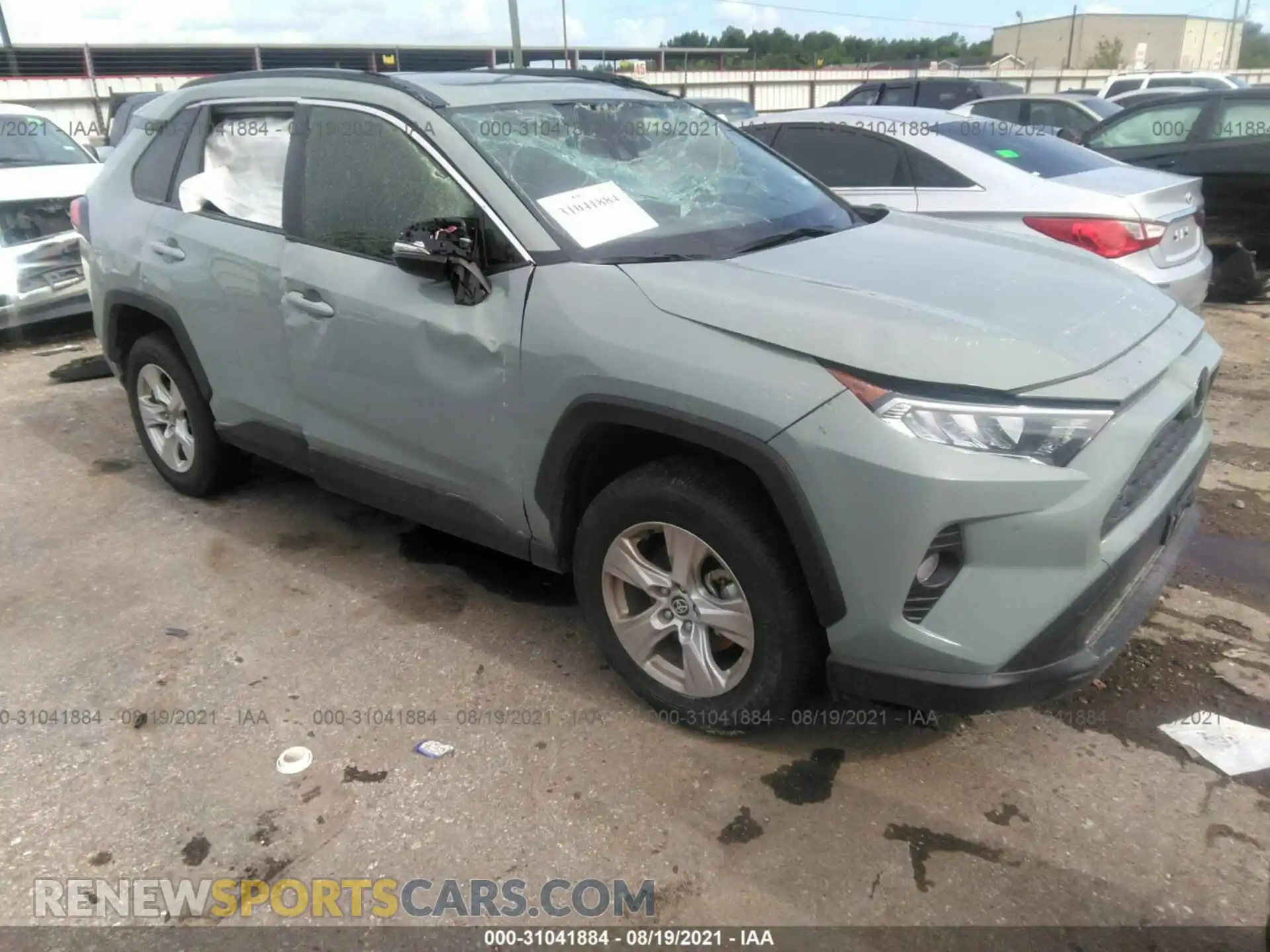 1 fotografías del automóvil dañado JTMW1RFV9MD073140 TOYOTA RAV4 2021