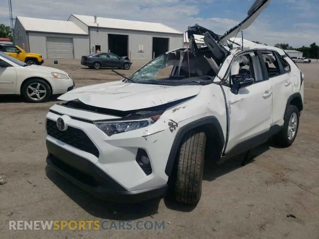 2 Photograph of a damaged car JTMW1RFVXMD061448 TOYOTA RAV4 2021