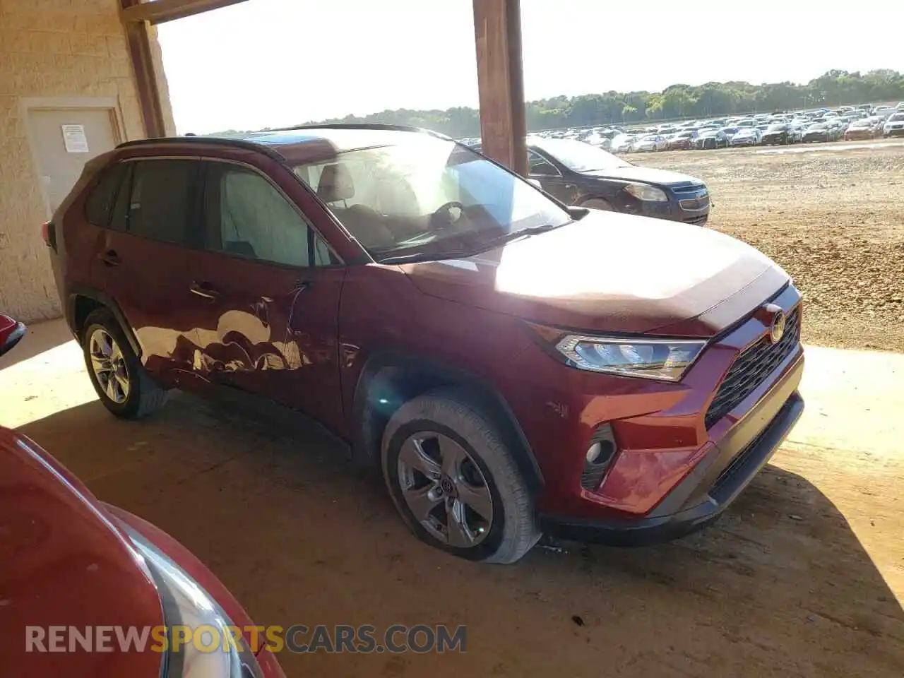 1 Photograph of a damaged car JTMW1RFVXMD073082 TOYOTA RAV4 2021