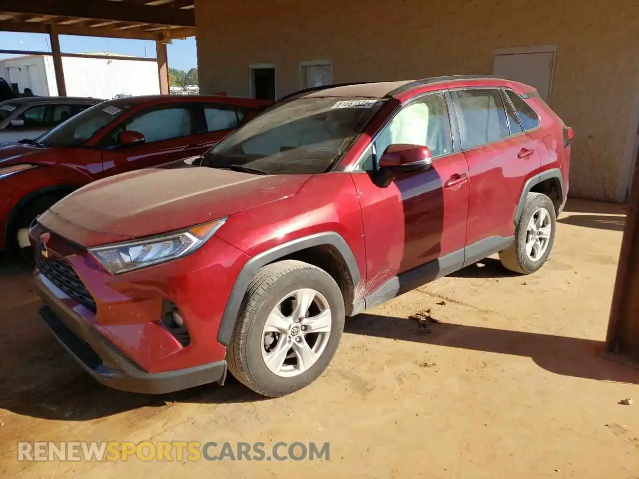 2 Photograph of a damaged car JTMW1RFVXMD073082 TOYOTA RAV4 2021
