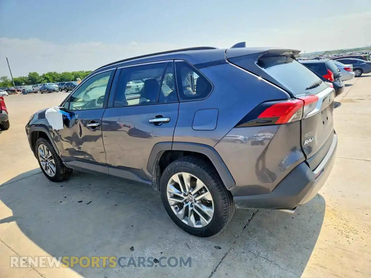 2 Photograph of a damaged car JTMY1RFV4MJ023210 TOYOTA RAV4 2021