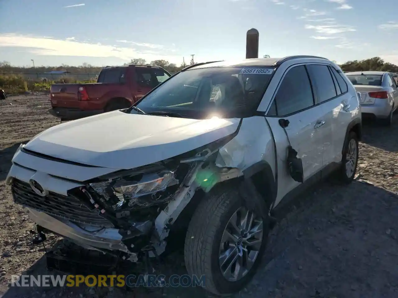 1 Photograph of a damaged car JTMY1RFV5MD083768 TOYOTA RAV4 2021