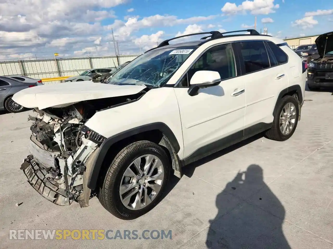 1 Photograph of a damaged car JTMY1RFV6MD073699 TOYOTA RAV4 2021