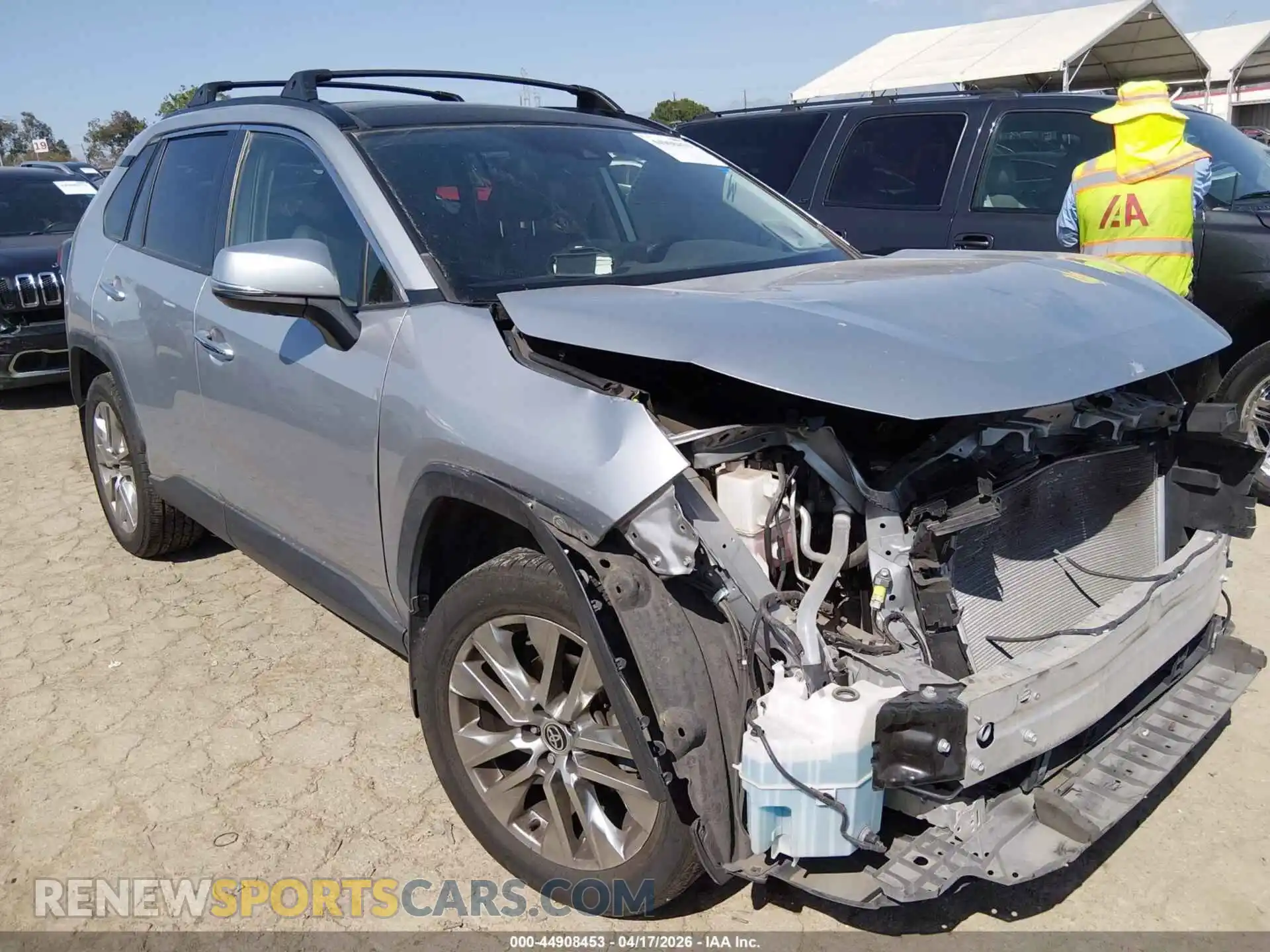 1 Photograph of a damaged car JTMY1RFV6MJ022558 TOYOTA RAV4 2021