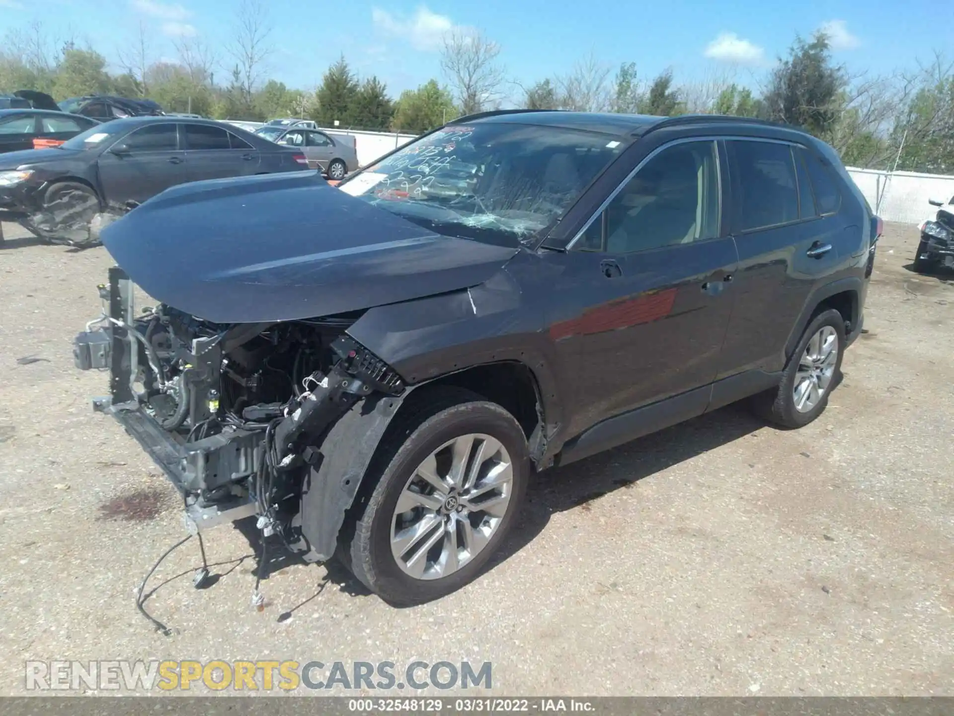 2 Photograph of a damaged car JTMY1RFVXMJ022739 TOYOTA RAV4 2021