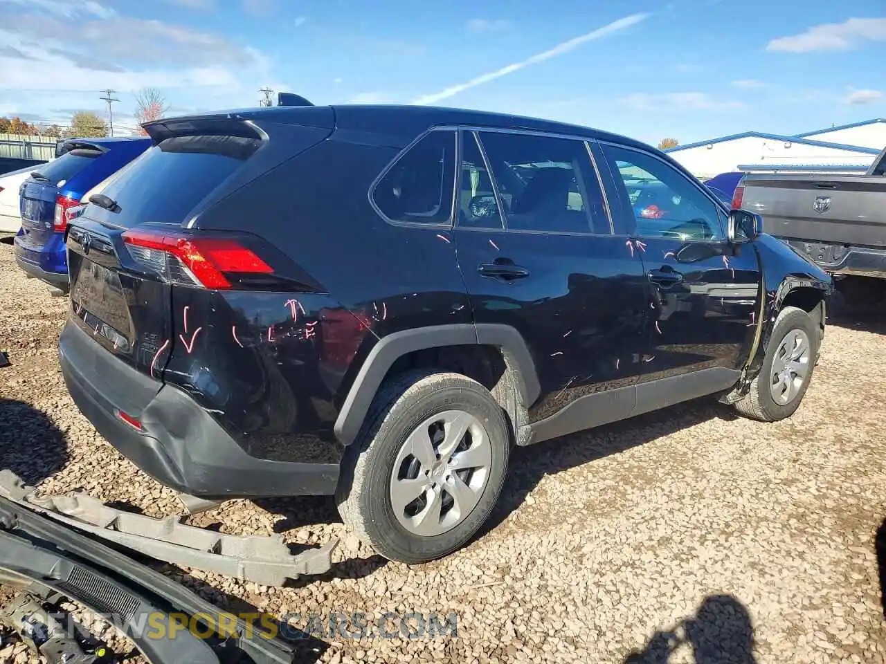 3 Photograph of a damaged car 2T3F1RFV2NW249725 TOYOTA RAV4 2022