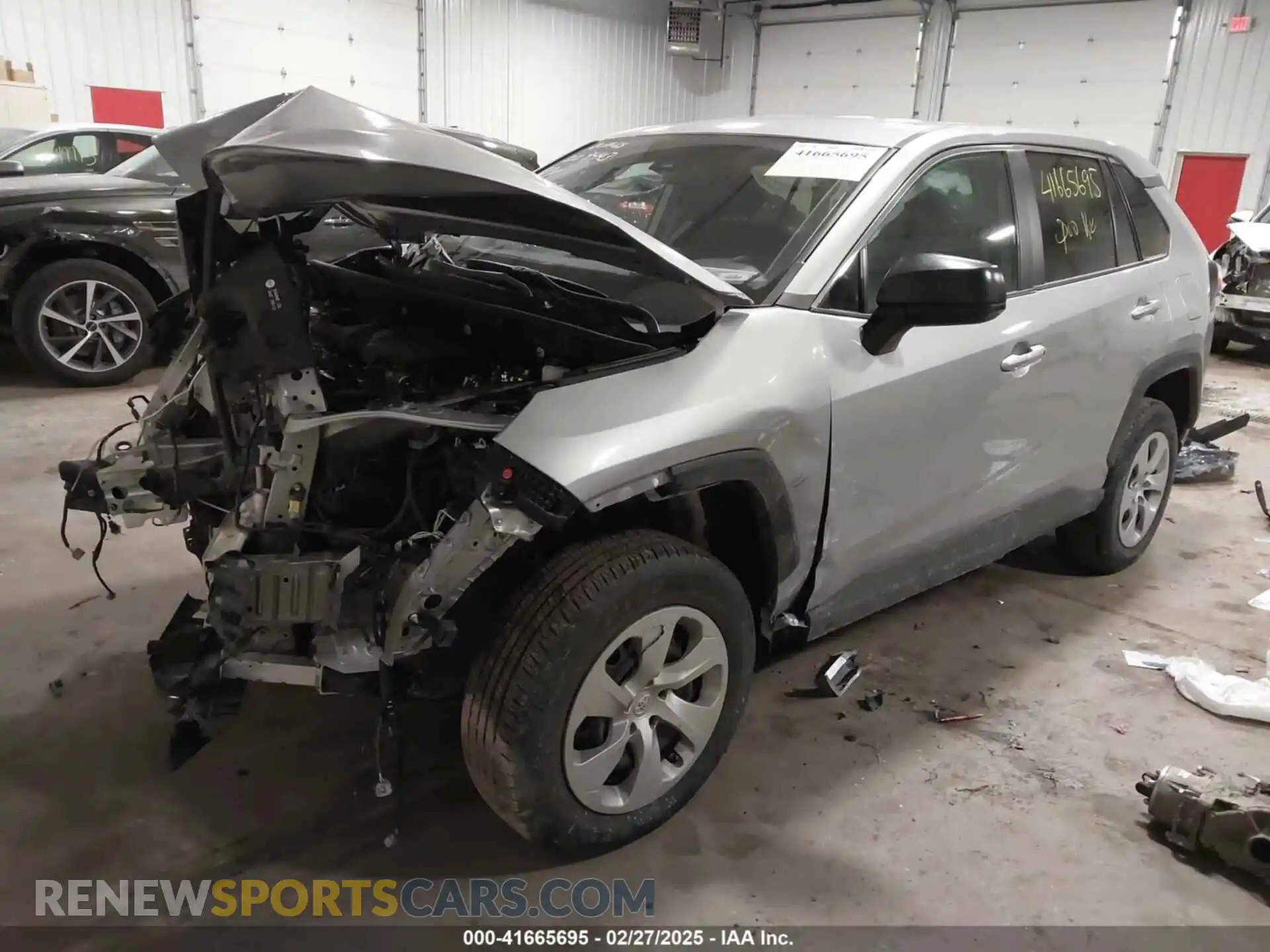 2 Photograph of a damaged car 2T3F1RFV2NW296768 TOYOTA RAV4 2022