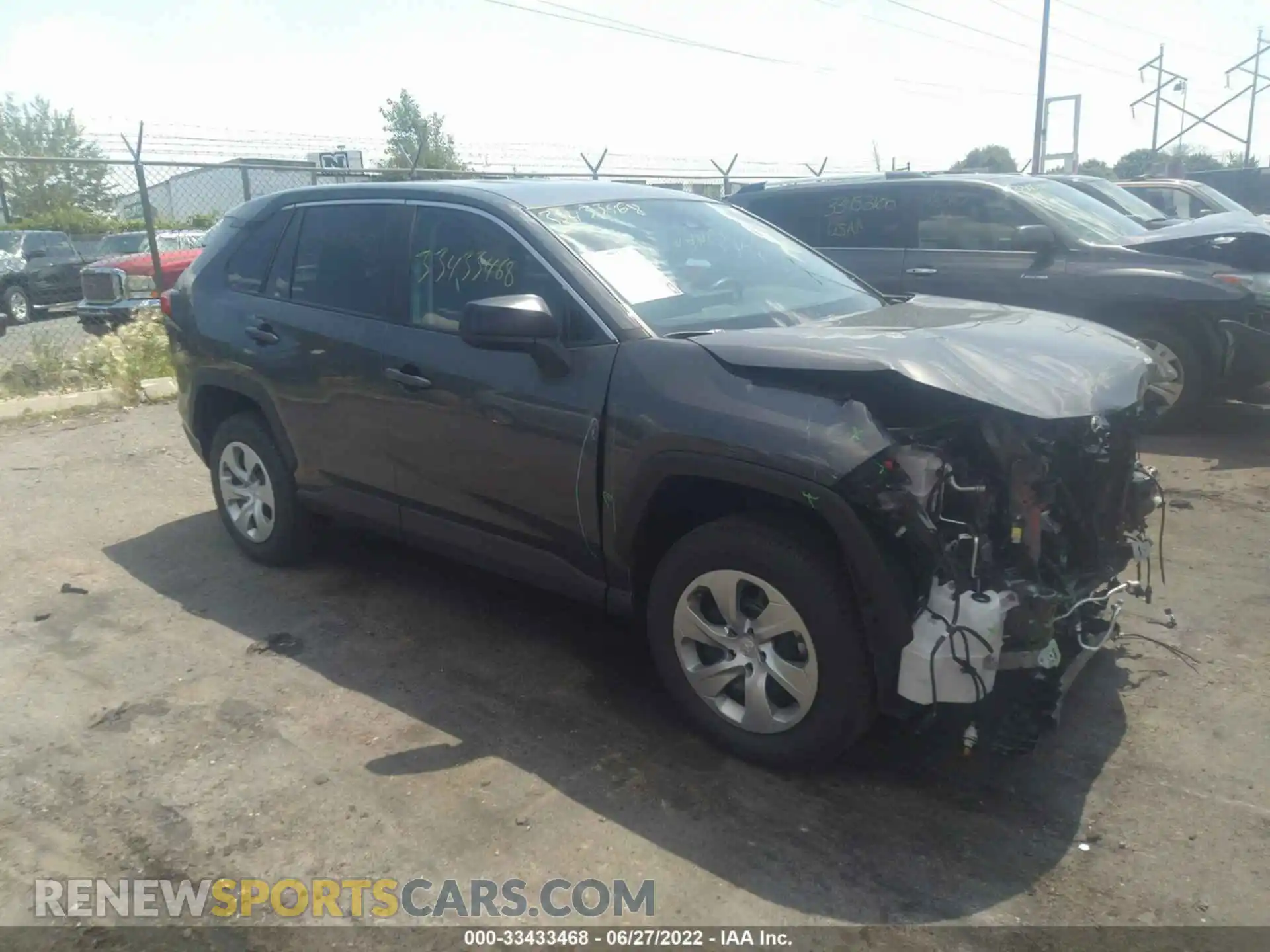 1 Photograph of a damaged car 2T3F1RFV3NC275560 TOYOTA RAV4 2022