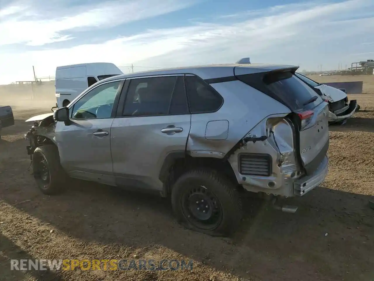 2 Photograph of a damaged car 2T3F1RFV3NW284953 TOYOTA RAV4 2022