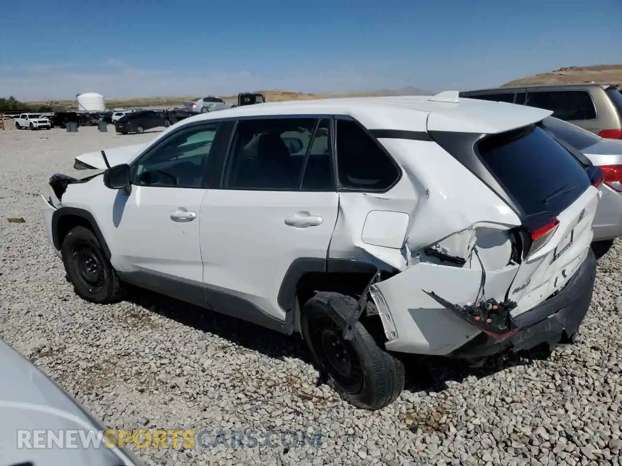 2 Photograph of a damaged car 2T3F1RFV3NW298660 TOYOTA RAV4 2022