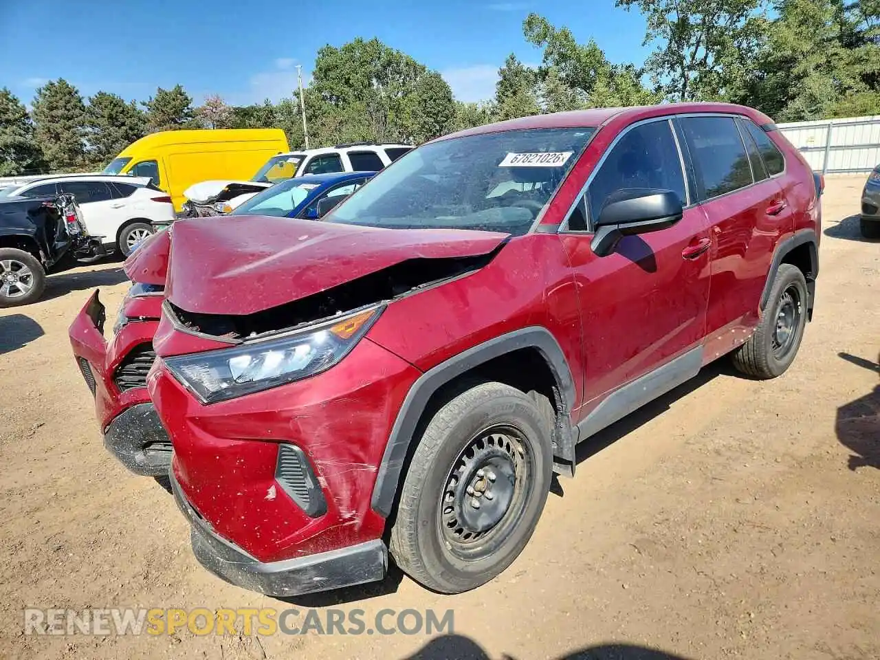 1 fotografías del automóvil dañado 2T3F1RFV7NW259019 TOYOTA RAV4 2022