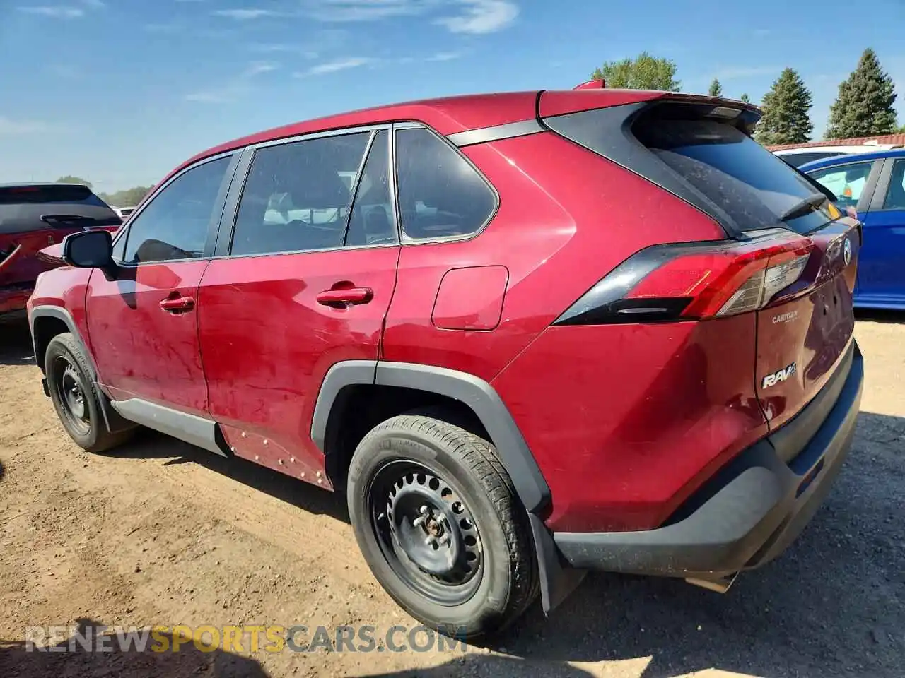 2 fotografías del automóvil dañado 2T3F1RFV7NW259019 TOYOTA RAV4 2022