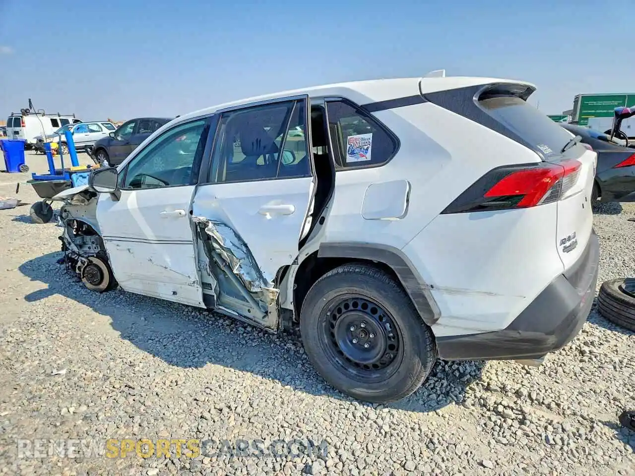 2 Фотография поврежденного автомобиля 2T3F1RFV7NW323463 TOYOTA RAV4 2022