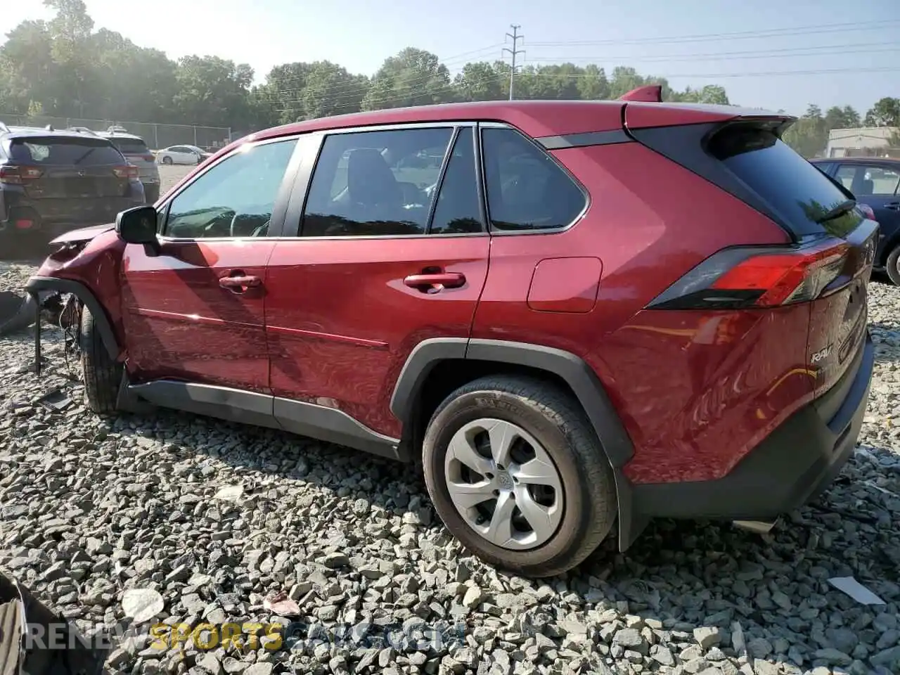 2 Photograph of a damaged car 2T3F1RFVXNW294105 TOYOTA RAV4 2022