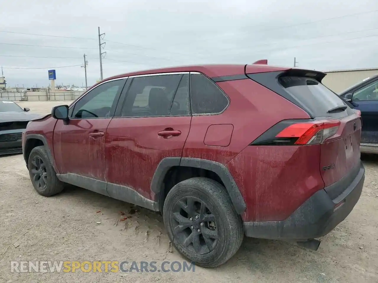 2 fotografías del automóvil dañado 2T3H1RFV0NW228316 TOYOTA RAV4 2022