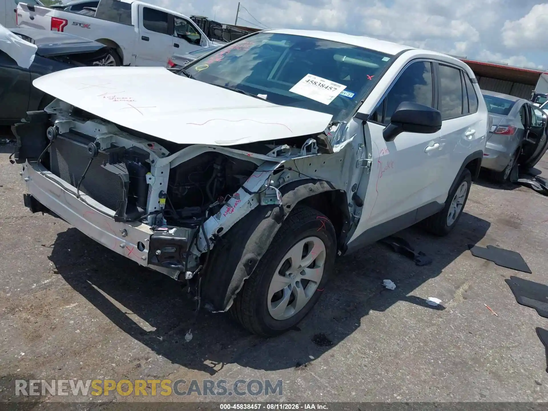 2 Photograph of a damaged car 2T3H1RFV2NC176379 TOYOTA RAV4 2022