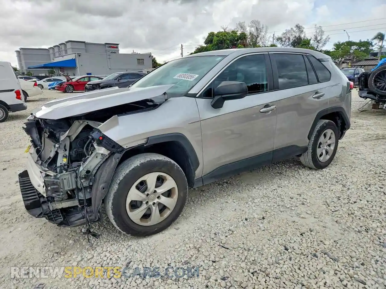 1 Photograph of a damaged car 2T3H1RFV2NC207825 TOYOTA RAV4 2022