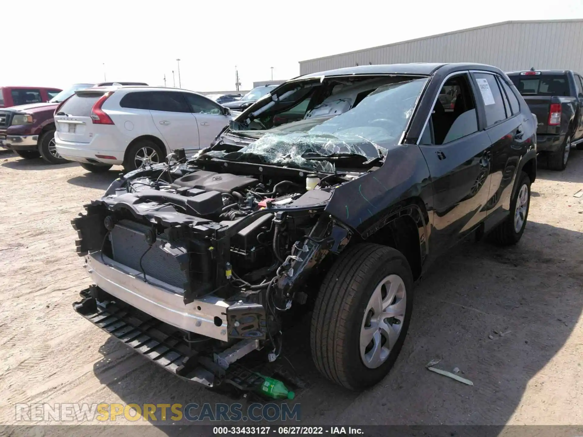 2 Photograph of a damaged car 2T3H1RFV2NW201098 TOYOTA RAV4 2022