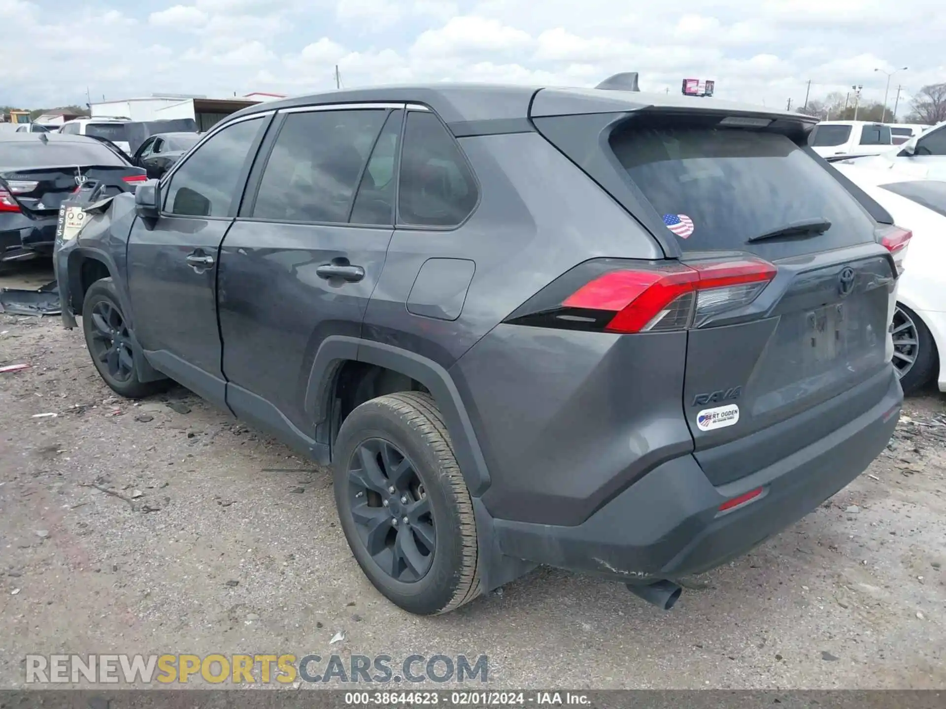 3 fotografías del automóvil dañado 2T3H1RFV6NC202076 TOYOTA RAV4 2022