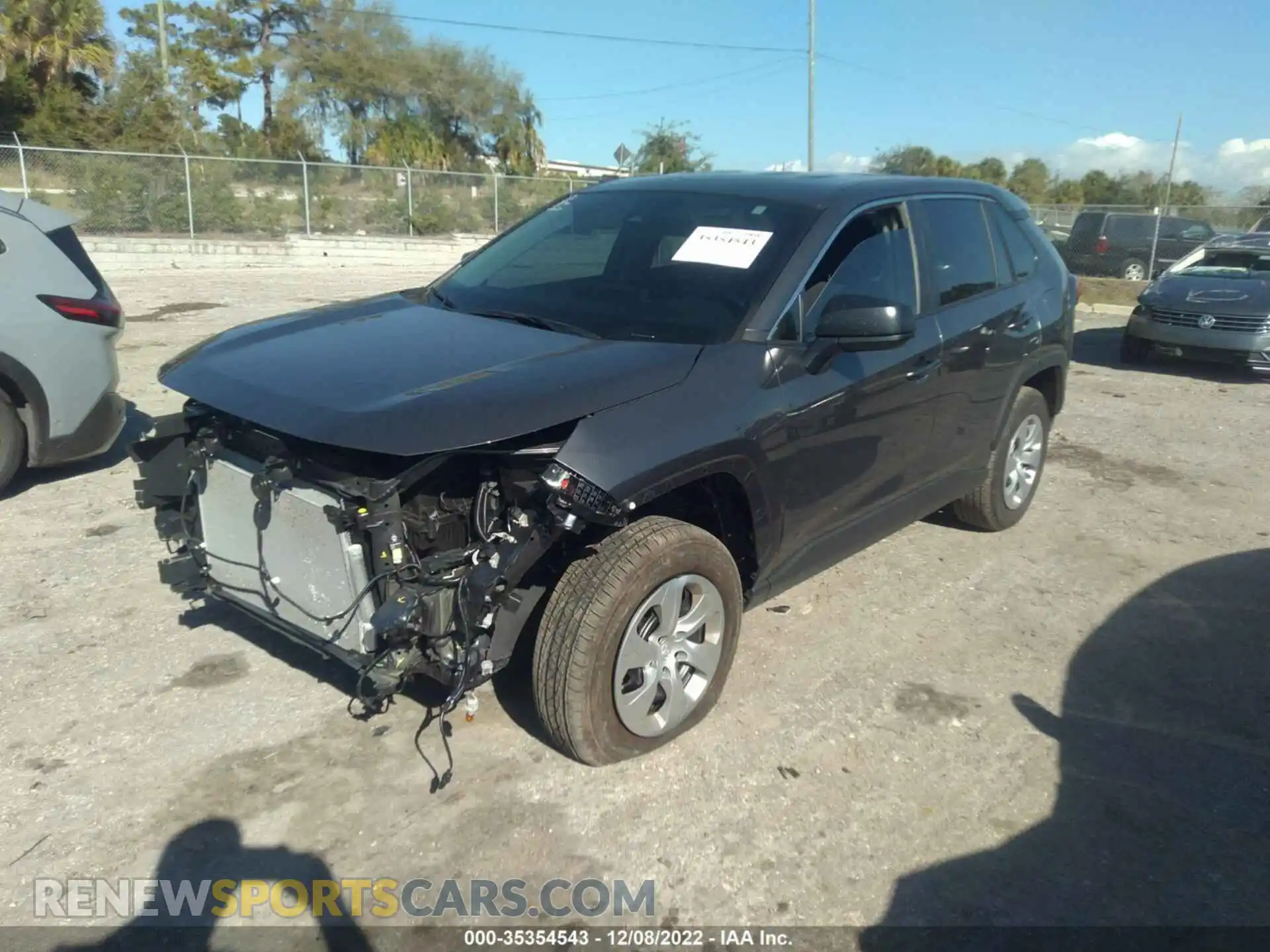 2 Photograph of a damaged car 2T3H1RFVXNW208476 TOYOTA RAV4 2022