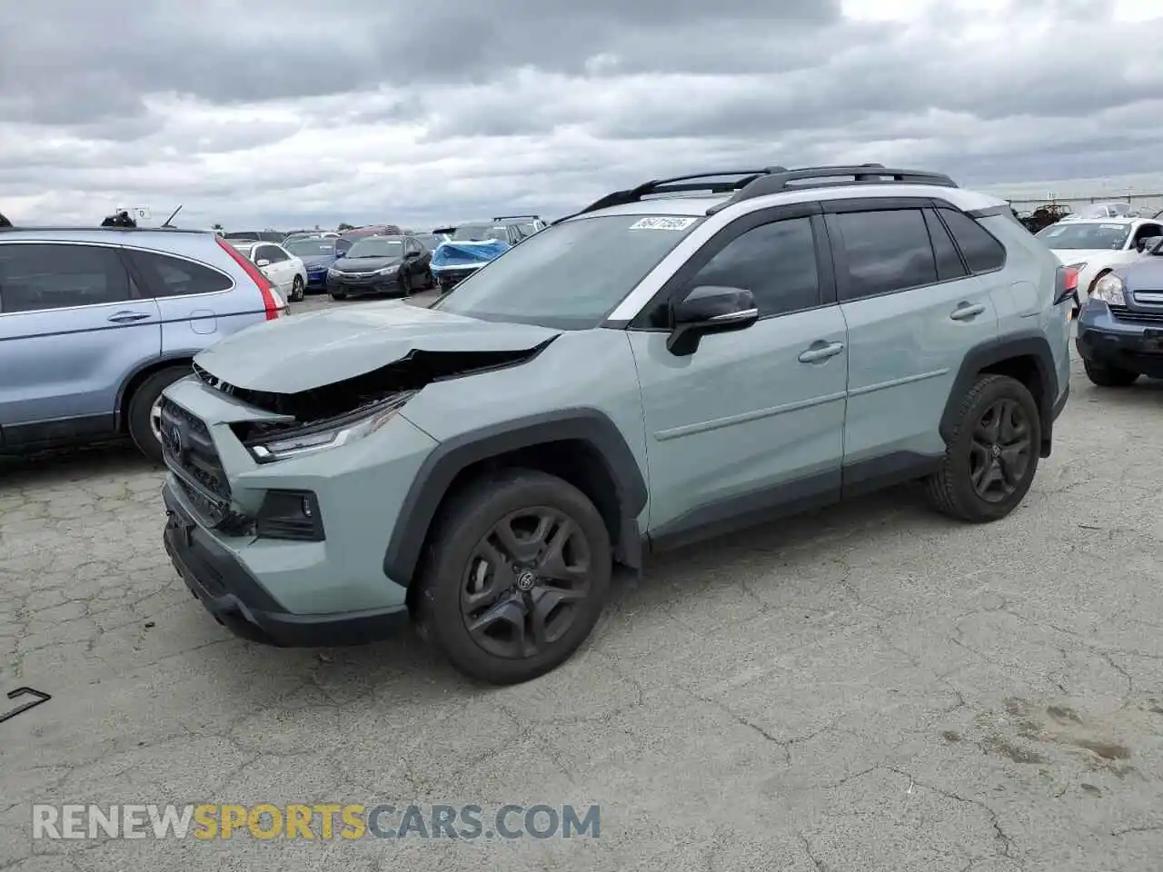 1 Photograph of a damaged car 2T3J1RFV4NW317257 TOYOTA RAV4 2022