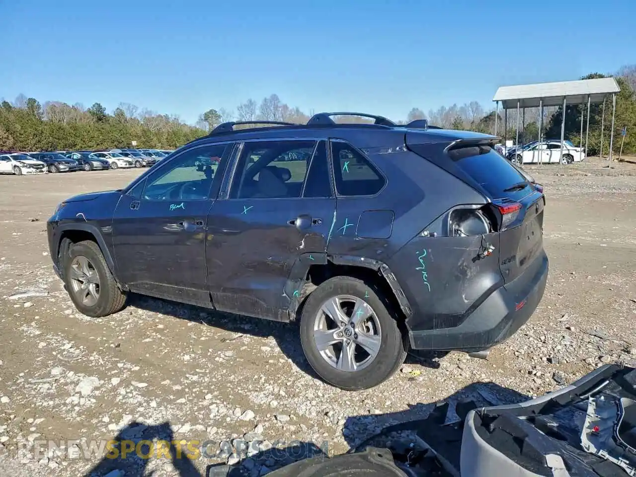 2 Photograph of a damaged car 2T3P1RFV1NW323351 TOYOTA RAV4 2022