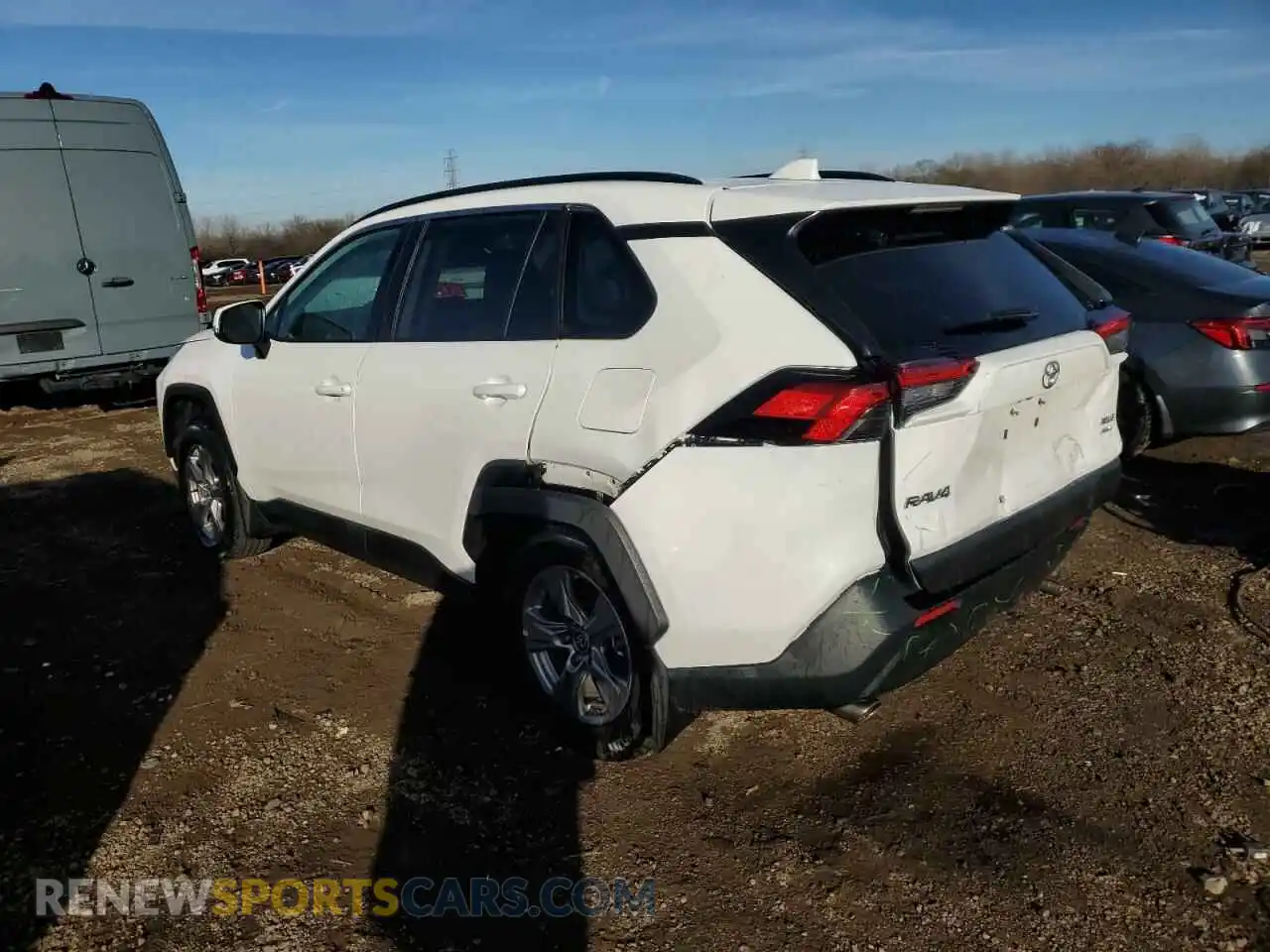 2 Photograph of a damaged car 2T3P1RFV2NW294846 TOYOTA RAV4 2022