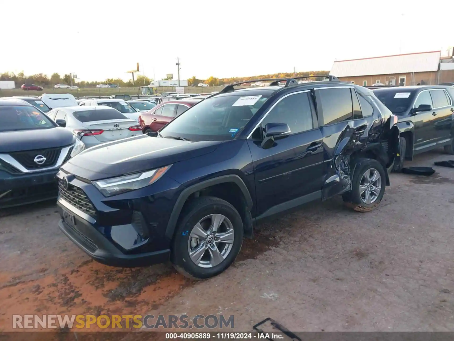 2 fotografías del automóvil dañado 2T3P1RFV3NW297741 TOYOTA RAV4 2022