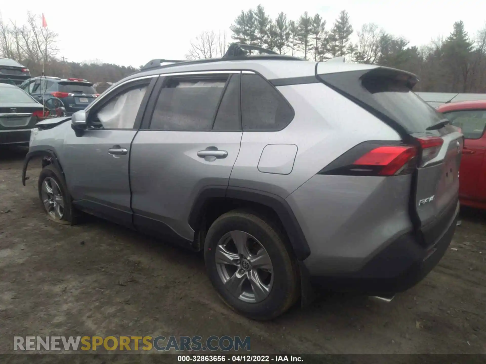 3 fotografías del automóvil dañado 2T3P1RFV4NC273059 TOYOTA RAV4 2022