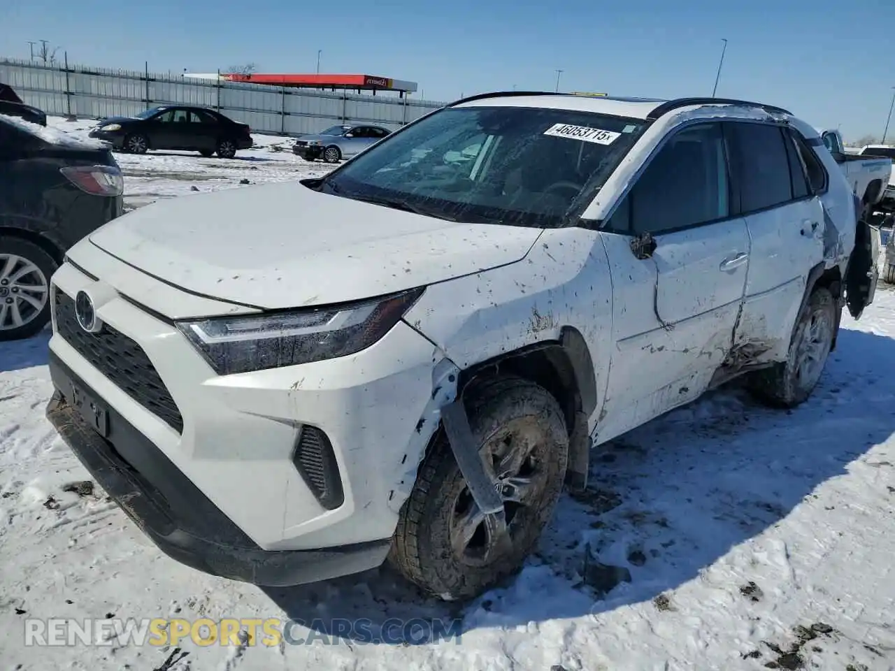 1 Photograph of a damaged car 2T3P1RFV7NC286128 TOYOTA RAV4 2022