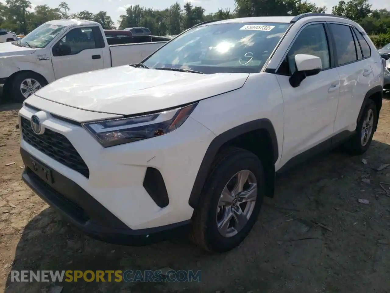 2 Photograph of a damaged car 2T3RWRFV2NW134105 TOYOTA RAV4 2022