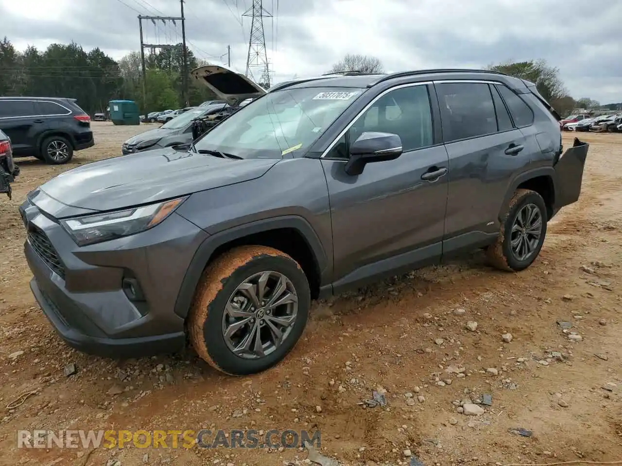 1 Photograph of a damaged car 4T3B6RFVXNU071076 TOYOTA RAV4 2022