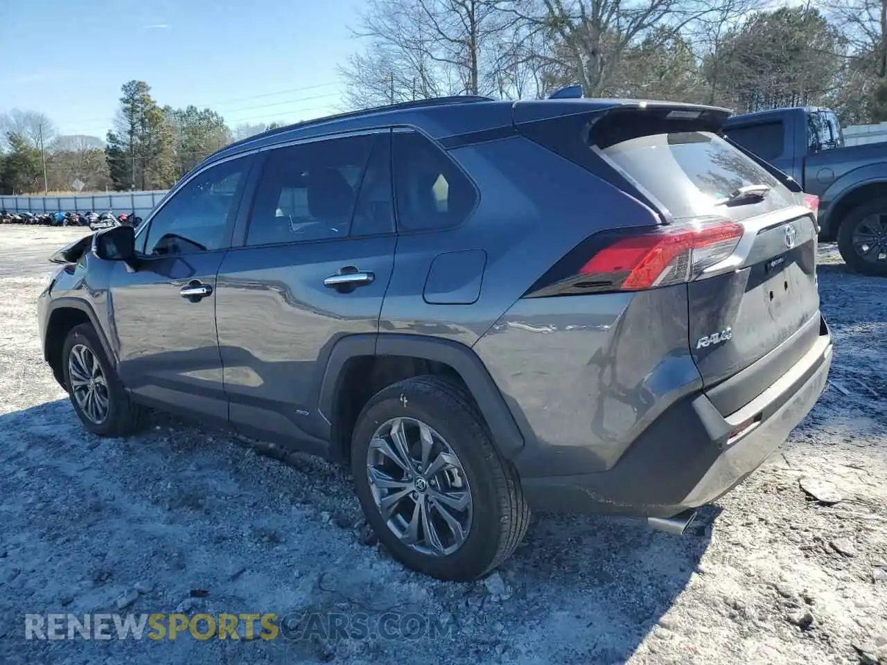 2 Photograph of a damaged car 4T3D6RFV0NU072147 TOYOTA RAV4 2022
