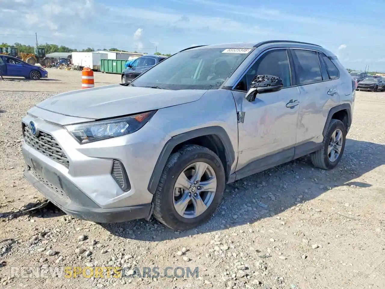 1 Photograph of a damaged car 4T3LWRFV7NU071069 TOYOTA RAV4 2022