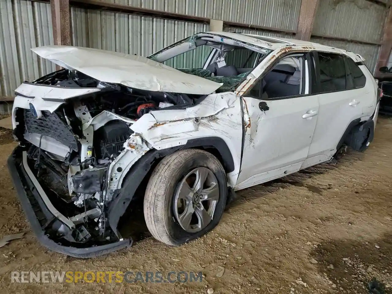 1 Photograph of a damaged car 4T3RWRFV1NU073863 TOYOTA RAV4 2022