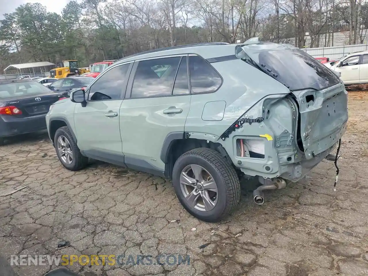 2 Photograph of a damaged car 4T3RWRFV2NU073967 TOYOTA RAV4 2022