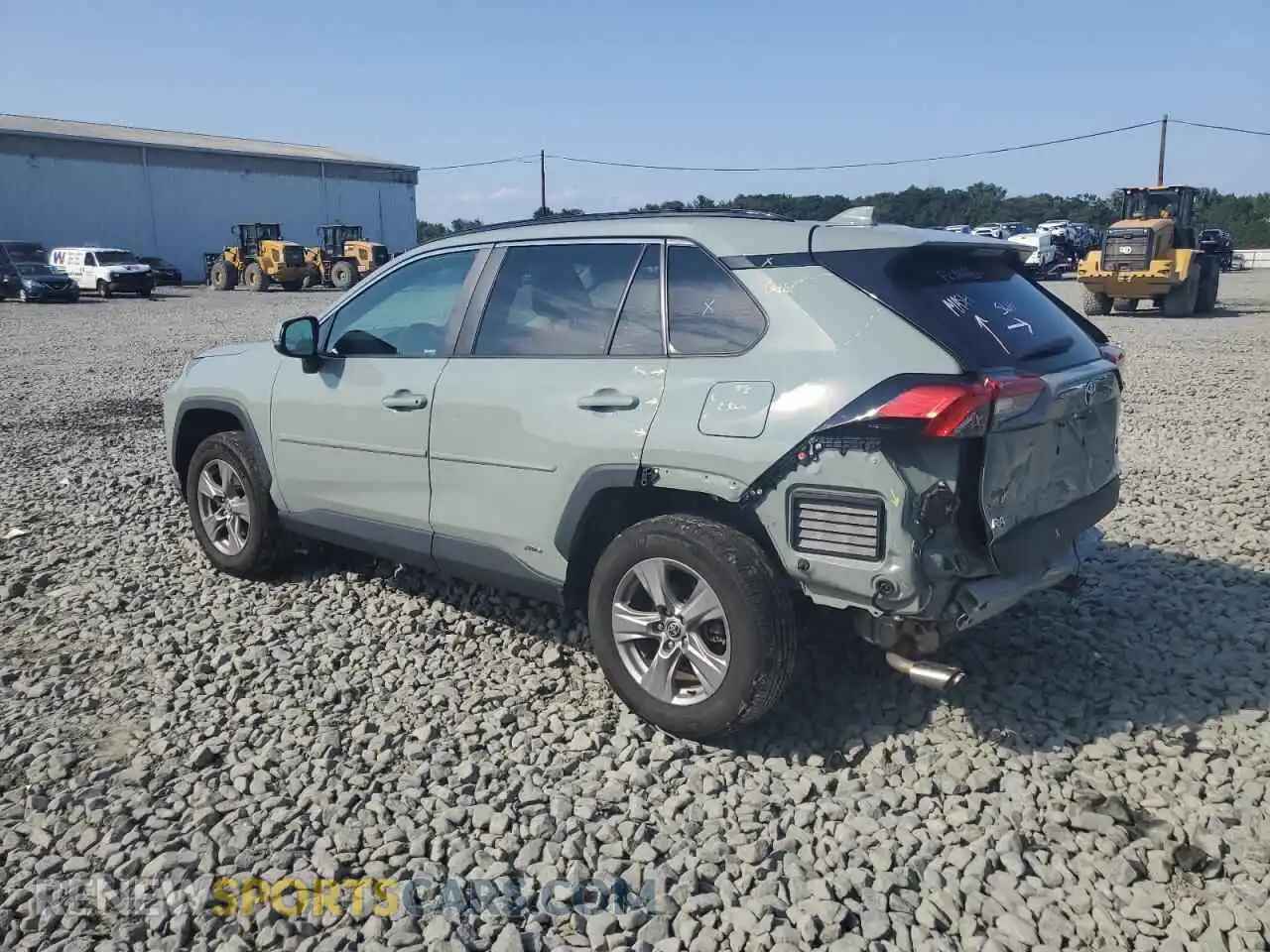 2 Photograph of a damaged car 4T3RWRFV5NU077866 TOYOTA RAV4 2022