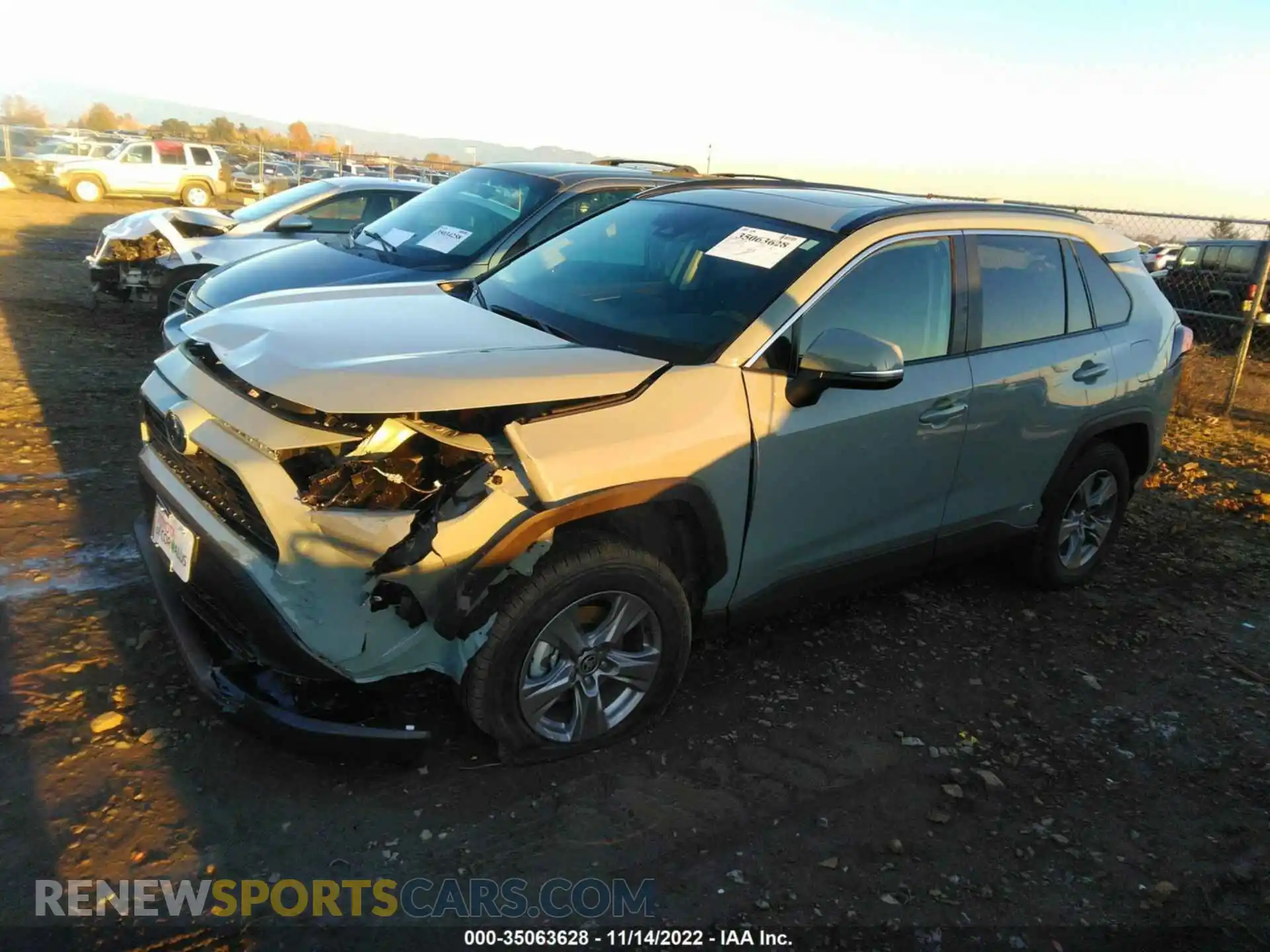 2 Photograph of a damaged car 4T3RWRFV5NU078936 TOYOTA RAV4 2022