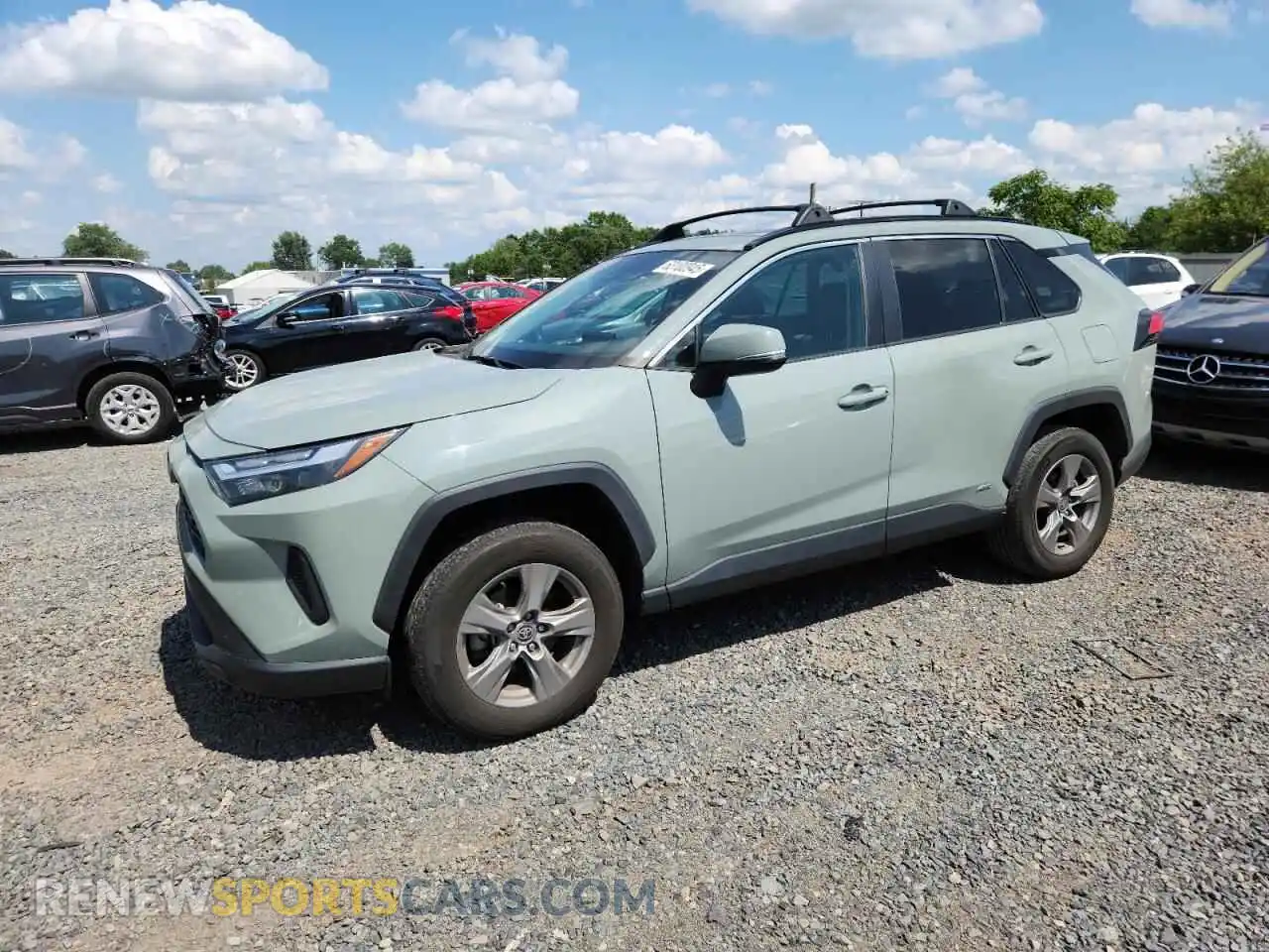 1 Photograph of a damaged car 4T3RWRFV8NU074587 TOYOTA RAV4 2022