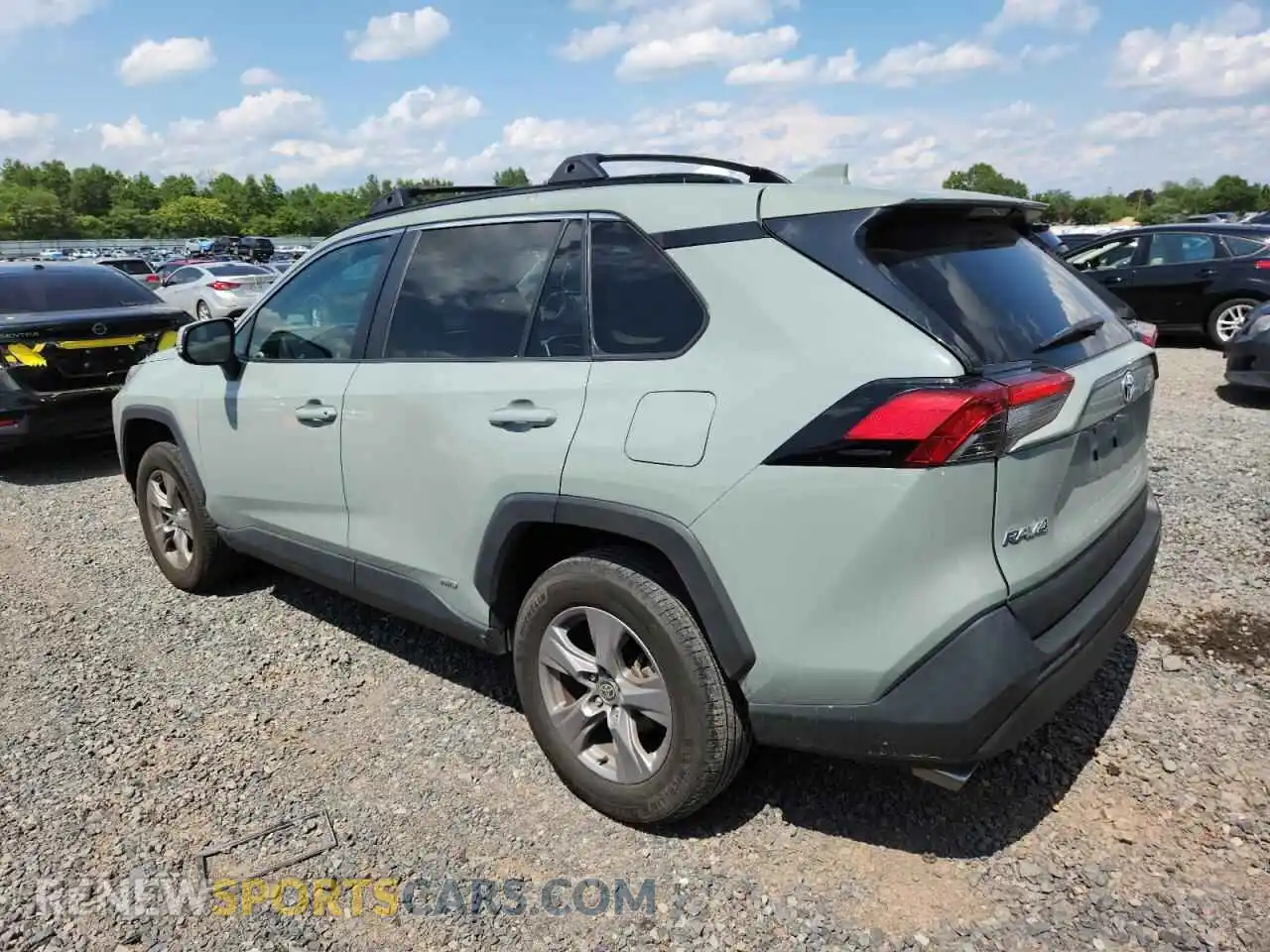 2 Photograph of a damaged car 4T3RWRFV8NU074587 TOYOTA RAV4 2022