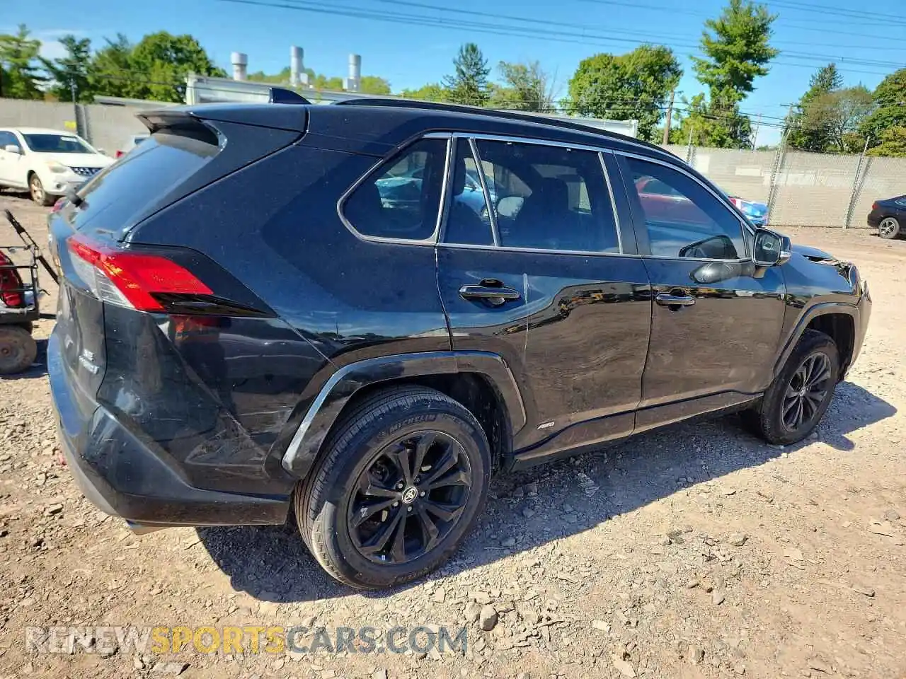 3 fotografías del automóvil dañado 4T3T6RFV4NU079842 TOYOTA RAV4 2022