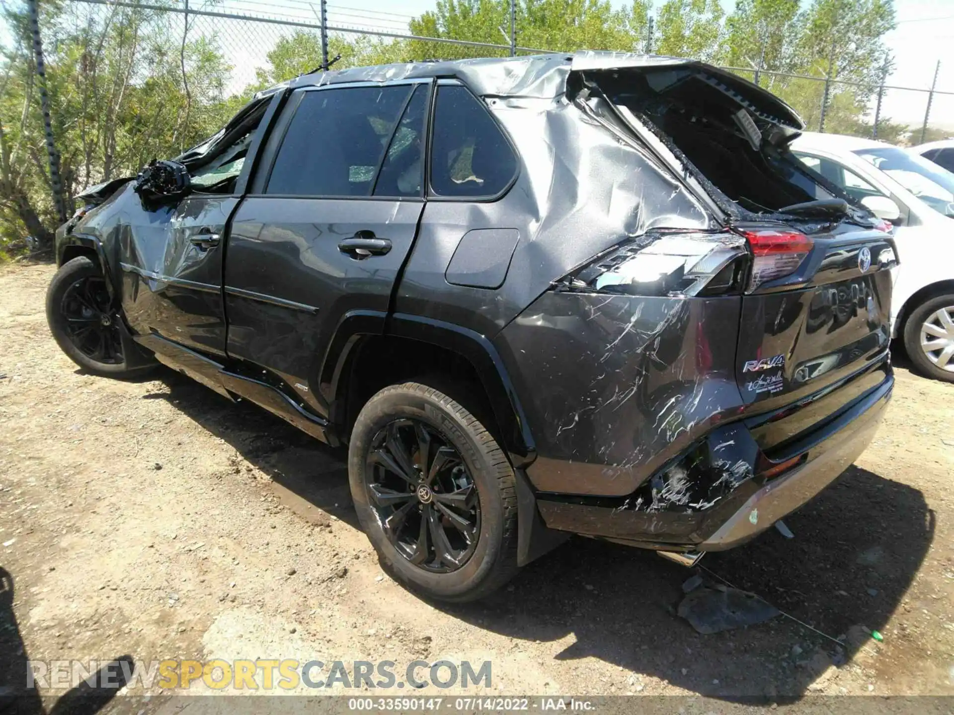 3 Photograph of a damaged car 4T3T6RFV8NU076376 TOYOTA RAV4 2022
