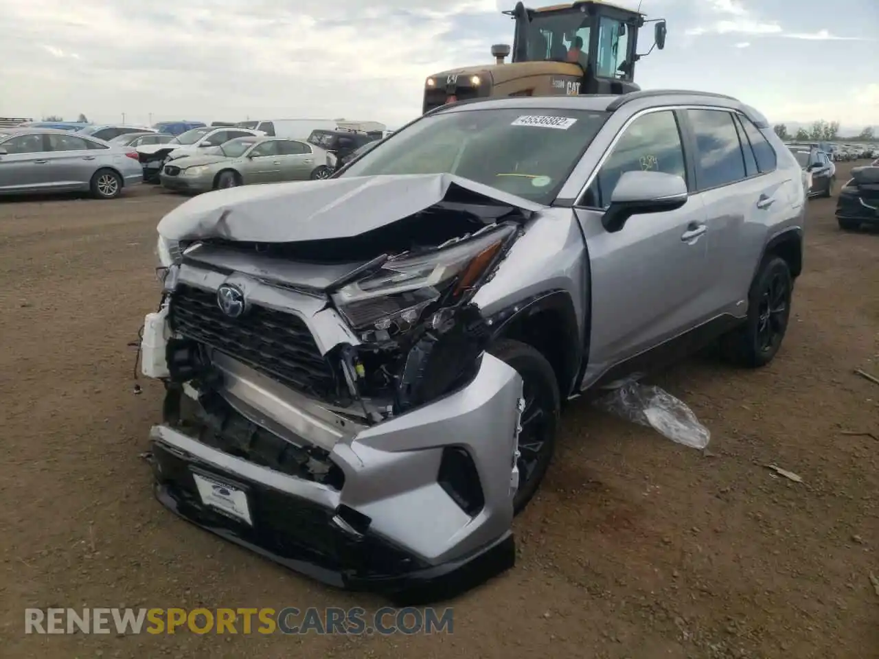 2 Photograph of a damaged car JTM16RFV7ND049075 TOYOTA RAV4 2022