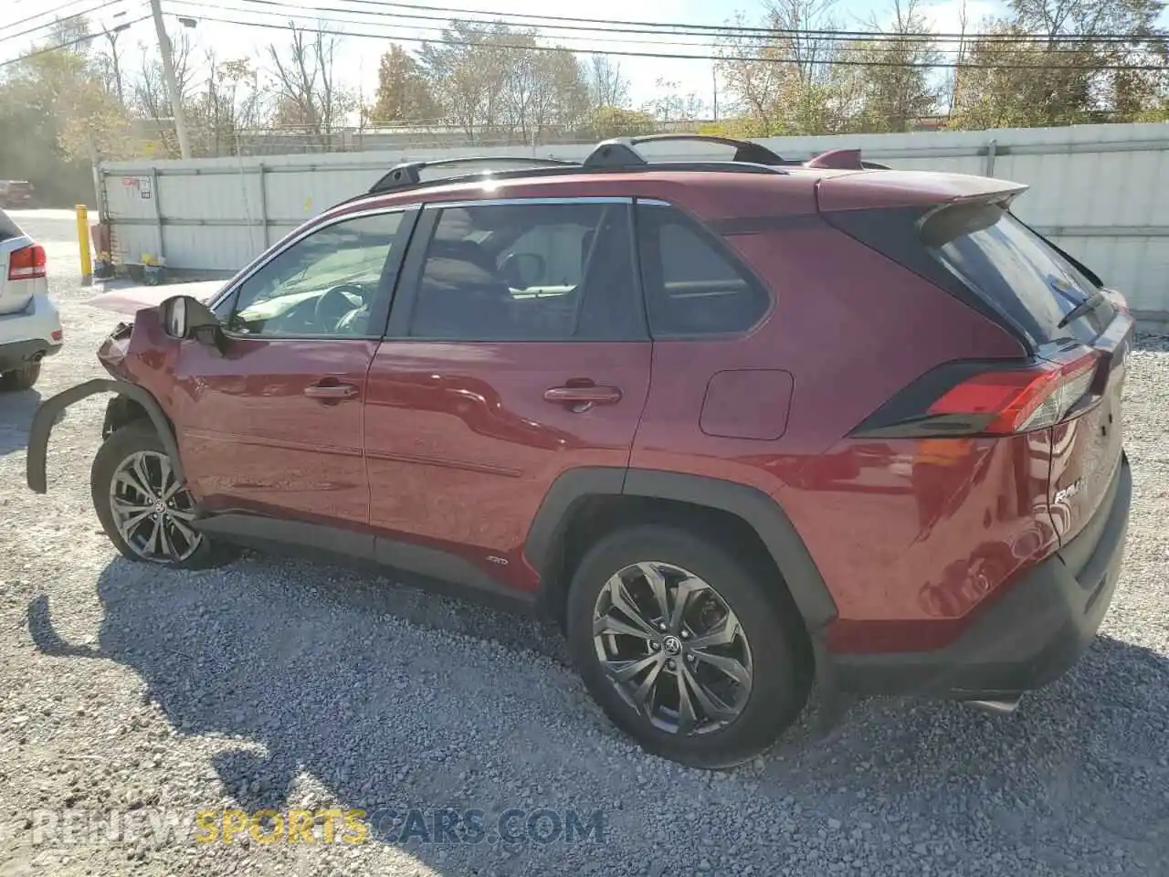 2 Photograph of a damaged car JTMB6RFV0ND071925 TOYOTA RAV4 2022