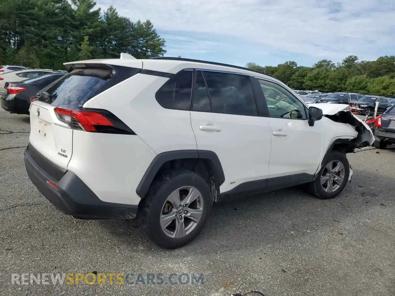 3 Photograph of a damaged car JTMLWRFV7ND156720 TOYOTA RAV4 2022