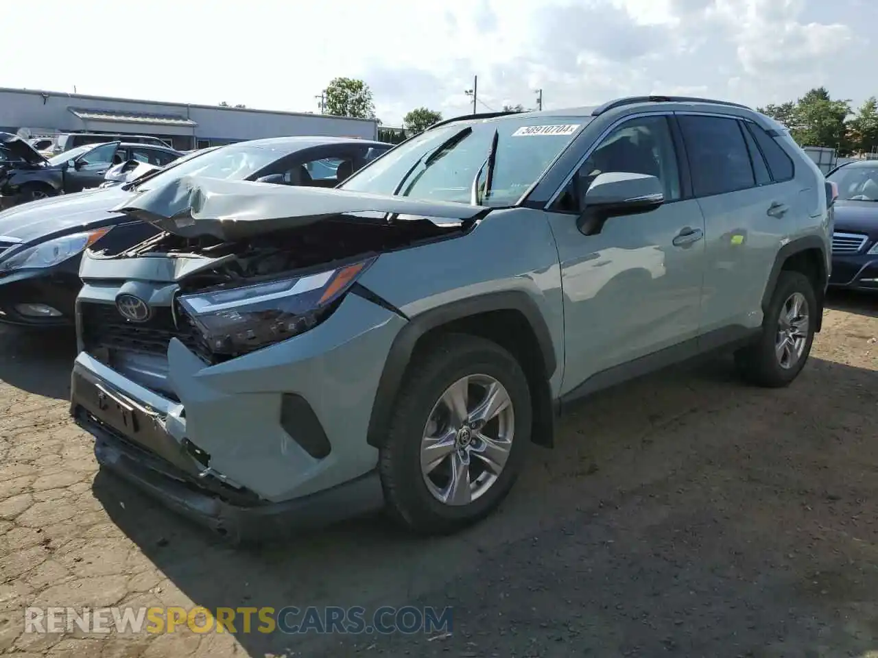 1 Фотография поврежденного автомобиля JTMRWRFV4ND150352 TOYOTA RAV4 2022