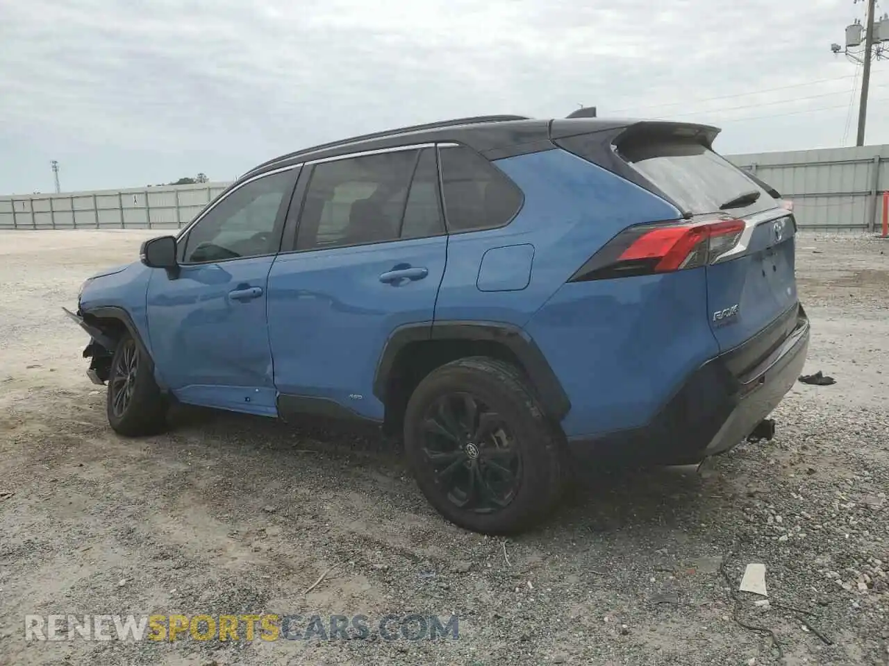 2 Photograph of a damaged car 2T3E6RFV5PW040236 TOYOTA RAV4 2023