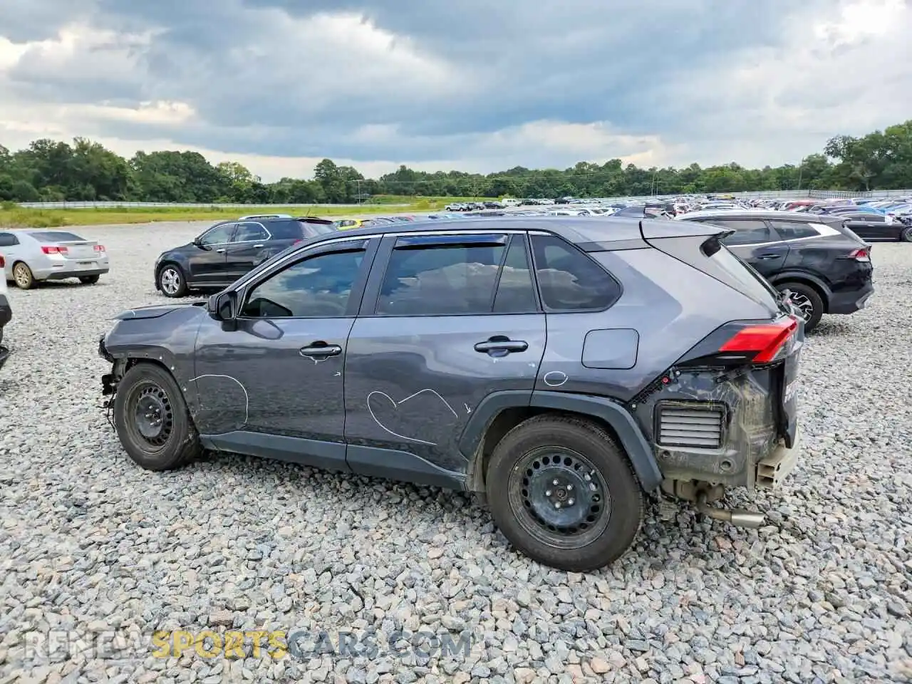 2 fotografías del automóvil dañado 2T3F1RFV6PW352682 TOYOTA RAV4 2023