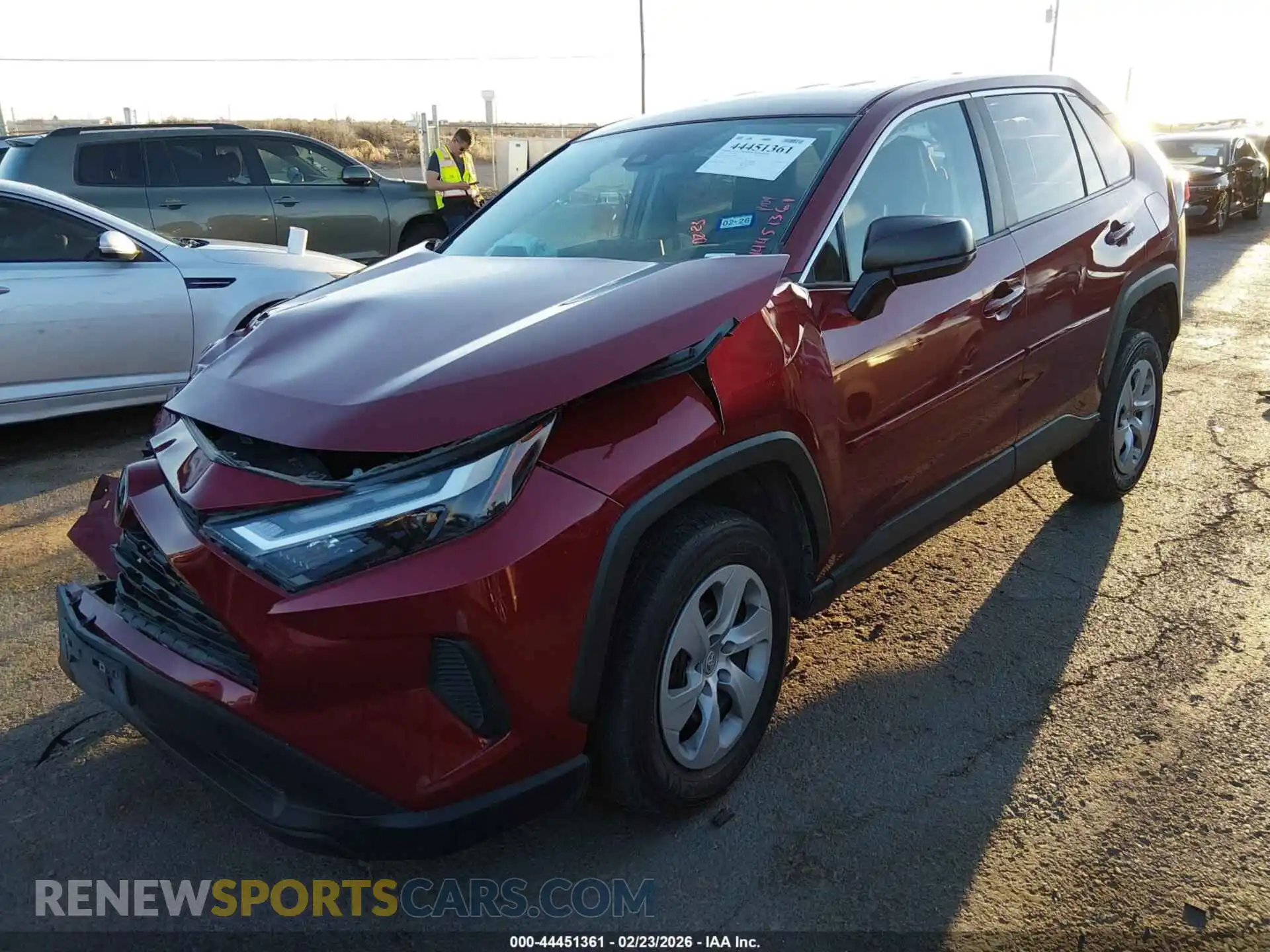 2 Photograph of a damaged car 2T3F1RFVXPW346254 TOYOTA RAV4 2023
